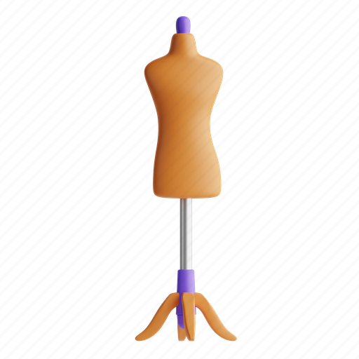 Mannequin, dressmaking, display, tailoring, model 3D illustration - Download on Iconfinder
