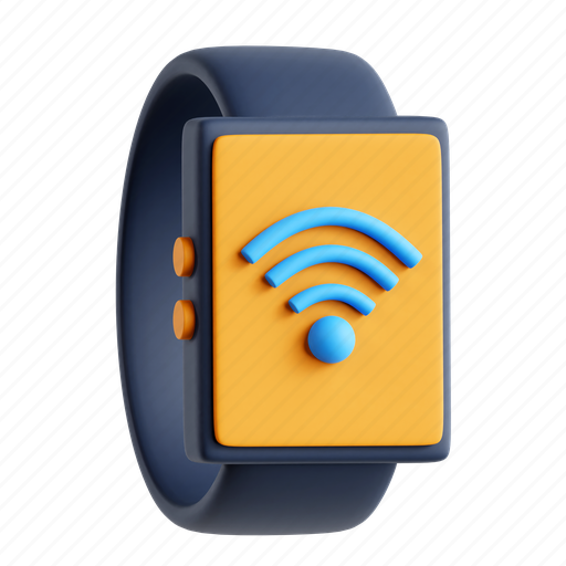 Smart watch, hand watch, wireless, digital 3D illustration - Download on Iconfinder
