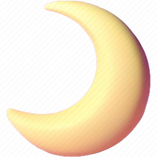 Space, moon, night 3D illustration - Download on Iconfinder