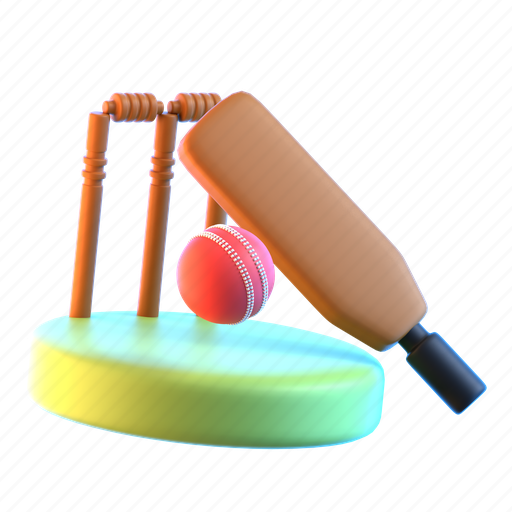 Cricket 3D illustration - Download on Iconfinder