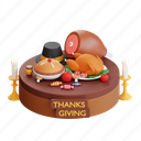 thanksgiving, fall, illustration, cornucopia, family, party, harvest, celebration 