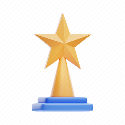 Award, throphy, achievement 3D illustration - Download on Iconfinder