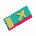 boarding pass, flight ticket, plane, aircraft, airplane, travel, holiday 