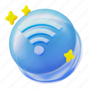 wifi, wifi icon, 3d wifi, internet symbol, network icon, wifi signal icon 