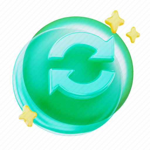 Refresh, refresh icon, 3d refresh, update symbol, reload icon, refresh vector, refresh design 3D illustration - Download on Iconfinder