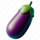 eggplant, vegetable, aubergine, fruit, food, organic, kitchen 