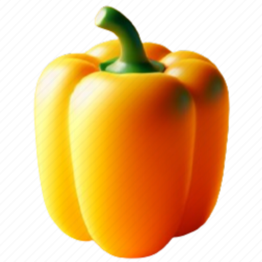 Paprika, food, pepper, vegetable, chili, capsicum, spice 3D illustration - Download on Iconfinder
