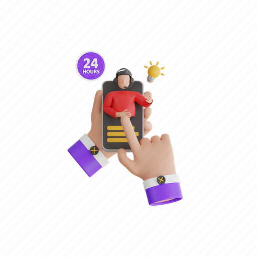 Virtual, service, communication, support, help, technology, chat 3D illustration - Download on Iconfinder