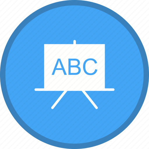Blackboard, education, alphabets, learning icon - Download on Iconfinder