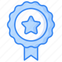 badge, award, medal, star, shopping badge