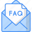 question, help, mail, letter, email icon 
