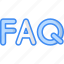 faq, question, support, help, service icon 