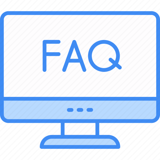 Faq, question, support, help, service, led, online faq icon icon - Download on Iconfinder