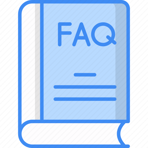 Faq, question, support, help, service, book, open book icon icon - Download on Iconfinder
