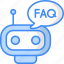 faq, question, support, help, service, robot faq, robot icon 