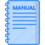 manual, book, education, learning, service icon 