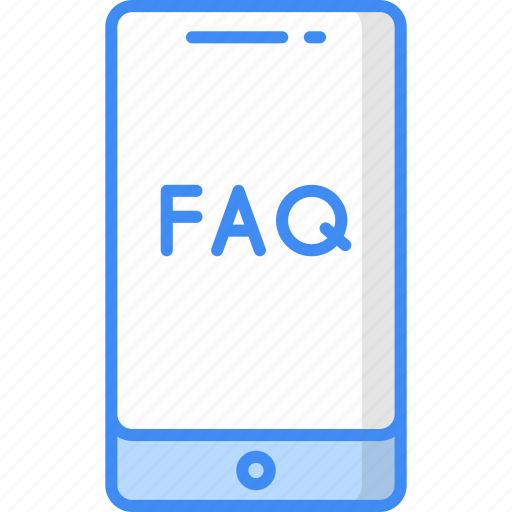 Faq, question, support, help, service, mobile, online faq icon icon - Download on Iconfinder