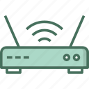 router, telecommuting, wifi, device, technology, modem, wireless, connection