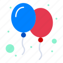 balloons, celebrate, day, party