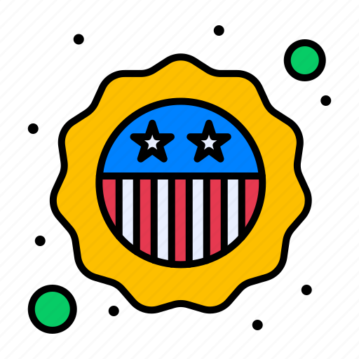 American, badge, flag, independence, july, of, seurity icon - Download on Iconfinder