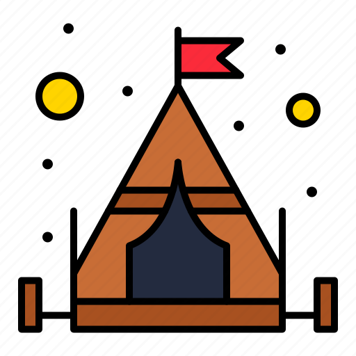 Camp, camping, independence, july, of, tent, usa icon - Download on Iconfinder