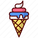 ice cream, dessert, sweet, food, cream, summer, ice, ice-cream-cone, popsicle