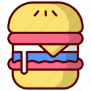 hamburger, burger, food, fast-food, junk-food, cheeseburger, fast, junk, sandwich