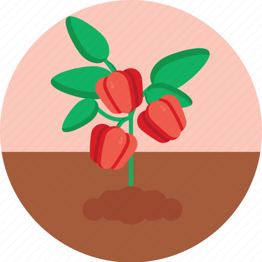 Bio, food, agriculture, bell pepper, farming icon - Download on Iconfinder