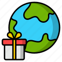 world, earth, globe icons