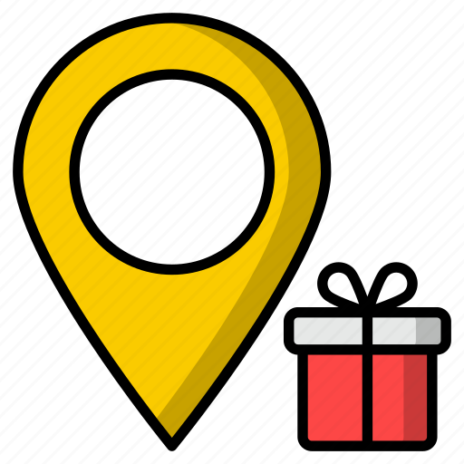 Box, gift, location, party, shopping, gift box, birthday icon icon - Download on Iconfinder