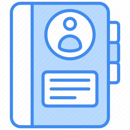 Contact book, phone-book, address-book, book, contacts, directory, phone icon - Download on Iconfinder