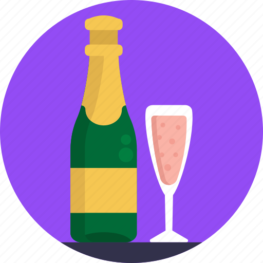 Christmas, drinks, wine, champagne, wine glass, celebration icon - Download on Iconfinder