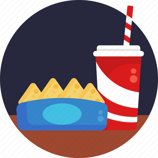 Cinema, soft, drink, snacks, movie icon - Download on Iconfinder