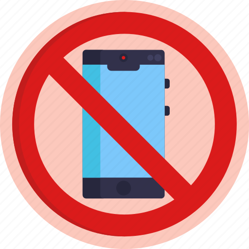 Cinema, warning, sign, no, phones icon - Download on Iconfinder