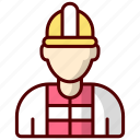 engineer, worker, man, construction, work, male, avatar, professional, architect