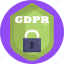 data, protection, gdpr, shield, contract, padlock, security 