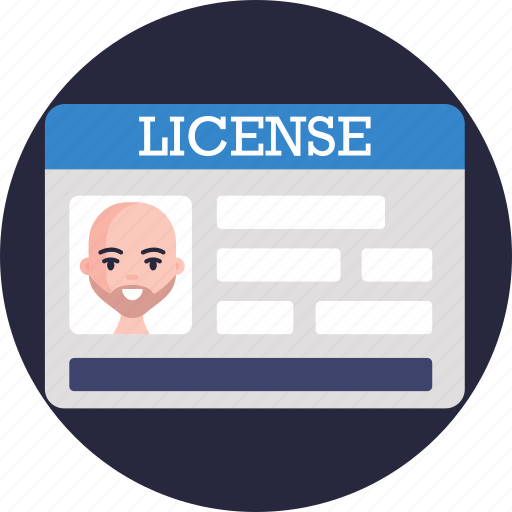 Driving, car, card, license, identity, id icon - Download on Iconfinder