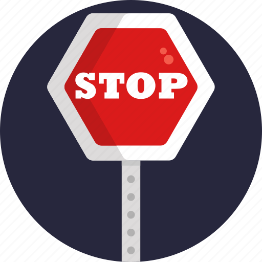 Stop, sign, label, symbol icon - Download on Iconfinder