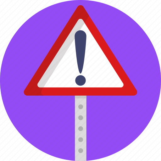 Alert, sign, danger, ahead, warning icon - Download on Iconfinder