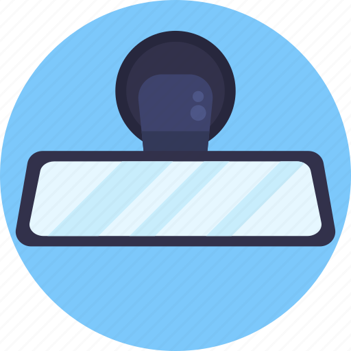 Driving, rearview, mirror, car mirror, rearview mirror, reflection mirror, car component icon - Download on Iconfinder