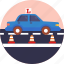driving, school, learner, car, vehicle, safety cones, road 