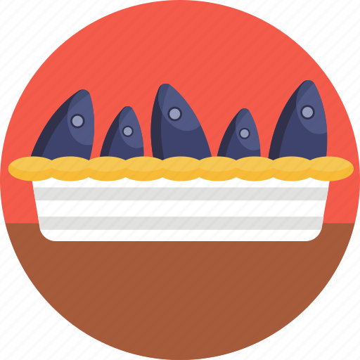 English, food, pie, meal, stargazy icon - Download on Iconfinder