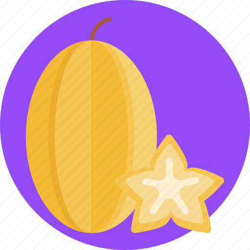 Exotic, fruits, star fruit, food, fruit icon - Download on Iconfinder