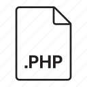 php, extension, format, type, file type, file format, file extension