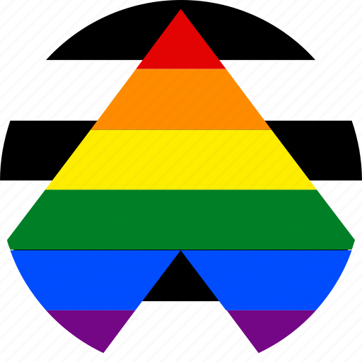 Ally, circle, flag, lgbt, pride, straight icon - Download on Iconfinder