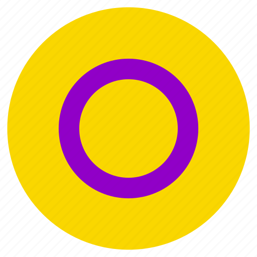 Circle, flag, intersex, lgbt, pride icon - Download on Iconfinder