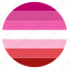 circle, flag, lesbian, lgbt, lipstick, pride, woman 