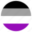 asexual, circle, flag, lgbt, pride 