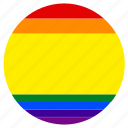 circle, flag, gay, lgbt, pride, rainbow, spain