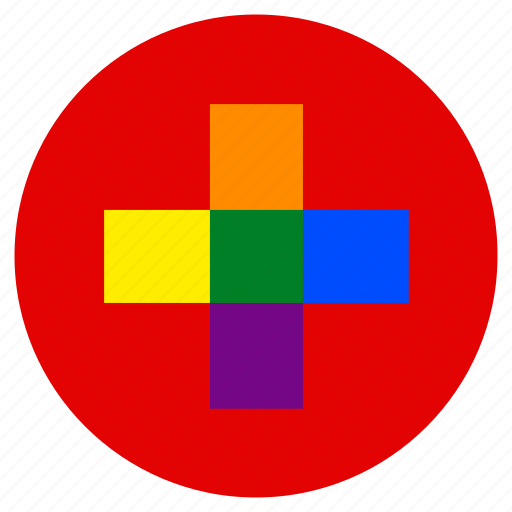 Circle, flag, gay, lgbt, pride, rainbow, switzerland icon - Download on Iconfinder